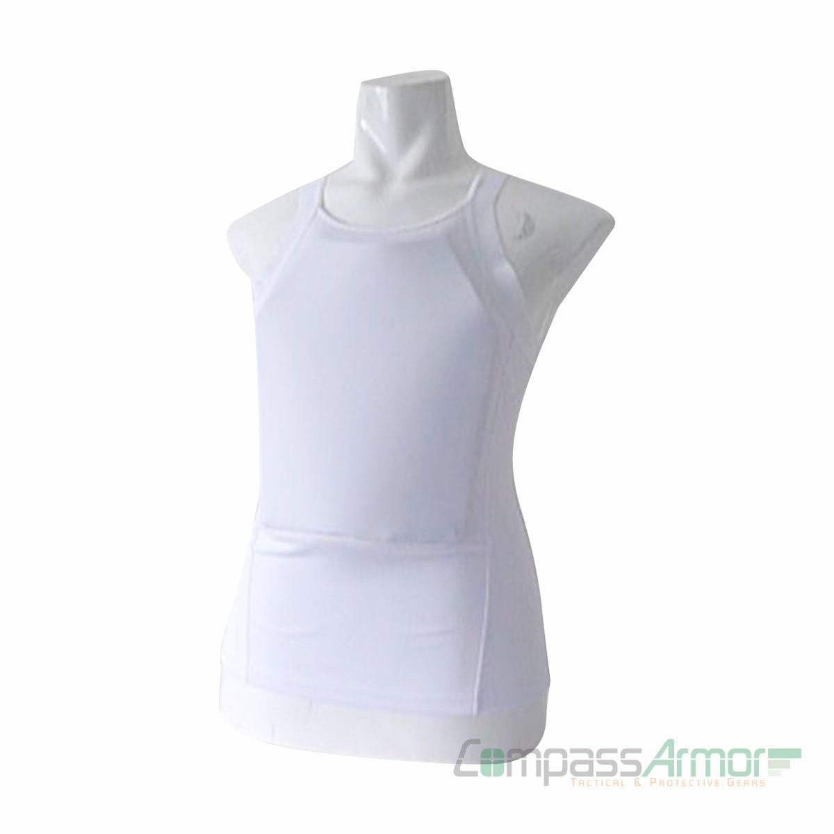 T-SHIRT ARMOR Kevlar BULLETPROOF SHIRT BPV-TS White – Compass Armor Gear